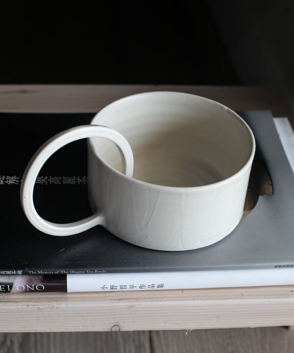 Matt White Ring mug/bowl