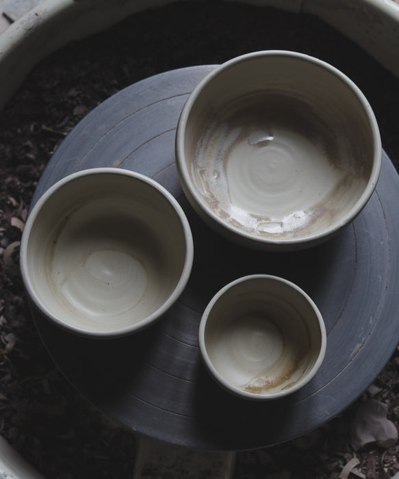 Soft Amber bowls set